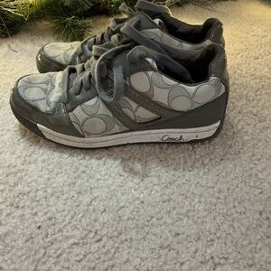 Coach Gray Athletic Shoes